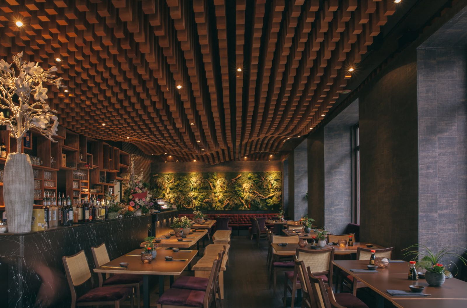 KI-Restaurant Berlin - Sitzplätze und Kulisse
